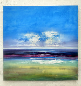 Original art for sale at UGallery.com | Autumn Sky by George Peebles | $1,450 | oil painting | 36' h x 36' w | photo 3