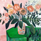 Original art for sale at UGallery.com | Aperol Afternoon by Autumn Rose | $950 | acrylic painting | 30' h x 30' w | thumbnail 1