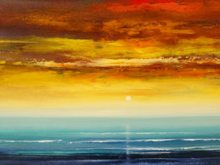 Ending of a Day by George Peebles |   Closeup View of Artwork 