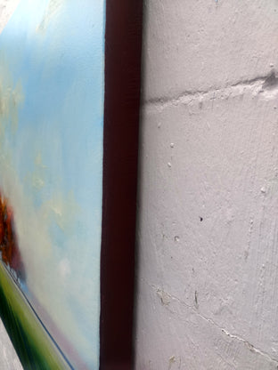 A Colorful Afternoon by George Peebles |  Side View of Artwork 
