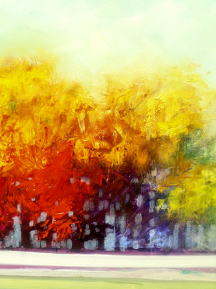 A Colorful Afternoon by George Peebles |   Closeup View of Artwork 