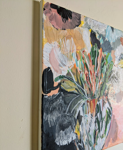 Autumn Noche by Autumn Rose |  Side View of Artwork 