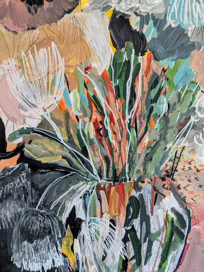 Autumn Noche by Autumn Rose |  Closeup View of Artwork 