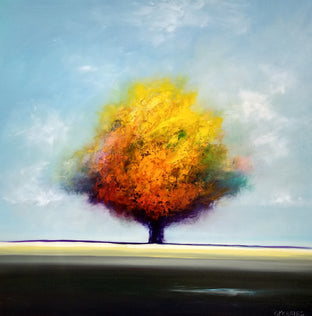Original art for sale at UGallery.com | Maplewood by George Peebles | $1,700 | oil painting | 36' h x 36' w | photo 1