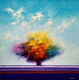 Original art for sale at UGallery.com | Maple View by George Peebles | $4,000 | oil painting | 48' h x 48' w | thumbnail 1