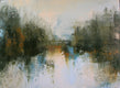Original art for sale at UGallery.com | Colors of Huitt Creek by Ronda Waiksnis | $750 | oil painting | 22' h x 30' w | thumbnail 1