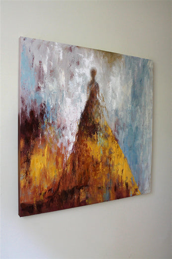 Who Are These Angels CIII by Naoko Paluszak |  Side View of Artwork 