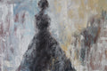 Original art for sale at UGallery.com | Who Are These Angels LXXXI by Naoko Paluszak | $4,800 | oil painting | 48' h x 48' w | thumbnail 2