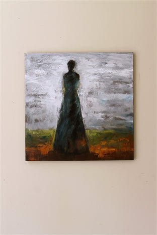 Original art for sale at UGallery.com | Who Are These Angels LXXXVIII by Naoko Paluszak | $1,700 | oil painting | 24' h x 24' w | photo 2