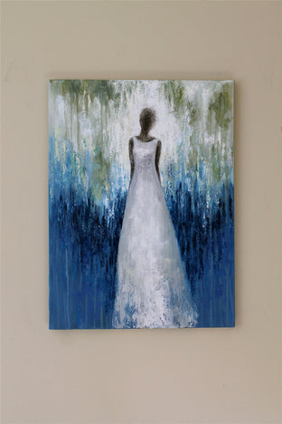 Original art for sale at UGallery.com | Who Are These Angels XC by Naoko Paluszak | $1,175 | oil painting | 24' h x 18' w | photo 3