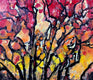 Original art for sale at UGallery.com | Autumnal Repose by James Hartman | $1,525 | encaustic artwork | 24' h x 28' w | thumbnail 1