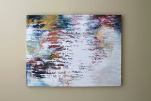 Original art for sale at UGallery.com | Mirrored Lake IX by Naoko Paluszak | $3,350 | oil painting | 30' h x 40' w | photo 3