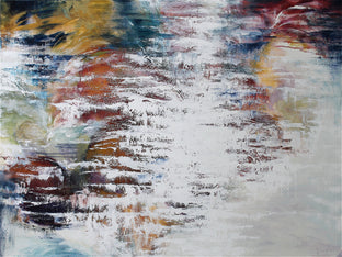Original art for sale at UGallery.com | Mirrored Lake IX by Naoko Paluszak | $3,350 | oil painting | 30' h x 40' w | photo 1