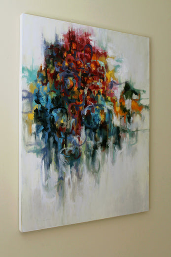 Fancy Odds III by Naoko Paluszak |  Side View of Artwork 