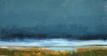 Original art for sale at UGallery.com | Storm Cloud over Summer Meadow by Ronda Waiksnis | $1,000 | oil painting | 26' h x 48' w | thumbnail 1