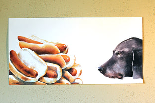 Original art for sale at UGallery.com | Daydreaming by Dwight Smith | $400 | watercolor painting | 9' h x 18' w | photo 3