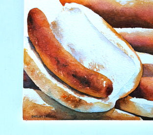 Original art for sale at UGallery.com | Daydreaming by Dwight Smith | $400 | watercolor painting | 9' h x 18' w | photo 2