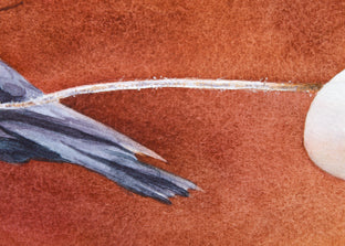 Original art for sale at UGallery.com | Tuck & Roll by Dwight Smith | $200 | watercolor painting | 9' h x 18' w | photo 4