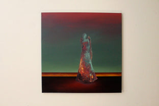 Who Are These Angels XCVII by Naoko Paluszak |  Side View of Artwork 