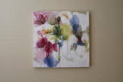 Original art for sale at UGallery.com | Blossom Evolution XVIII by Naoko Paluszak | $1,125 | oil painting | 24' h x 24' w | thumbnail 3