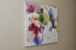 Original art for sale at UGallery.com | Blossom Evolution XVIII by Naoko Paluszak | $1,125 | oil painting | 24' h x 24' w | photo 2