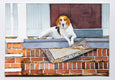 Original art for sale at UGallery.com | The Welcome Home by Dwight Smith | $250 | watercolor painting | 7' h x 10' w | thumbnail 3