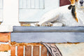 Original art for sale at UGallery.com | The Welcome Home by Dwight Smith | $250 | watercolor painting | 7' h x 10' w | thumbnail 4