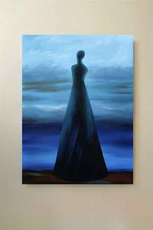 Original art for sale at UGallery.com | Who Are These Angels CXXXIII by Naoko Paluszak | $2,225 | oil painting | 40' h x 30' w | photo 3
