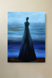 Original art for sale at UGallery.com | Who Are These Angels CXXXIII by Naoko Paluszak | $2,225 | oil painting | 40' h x 30' w | thumbnail 3