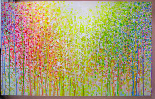 Original art for sale at UGallery.com | Sun and Rain by Natasha Tayles | $1,750 | acrylic painting | 30' h x 48' w | photo 3