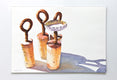 Original art for sale at UGallery.com | Vintage People III by Dwight Smith | $325 | watercolor painting | 7' h x 10' w | thumbnail 3