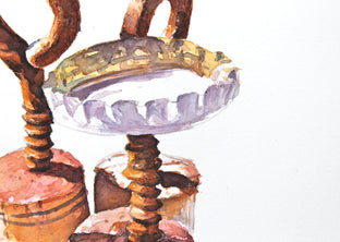 Vintage People III by Dwight Smith |   Closeup View of Artwork 
