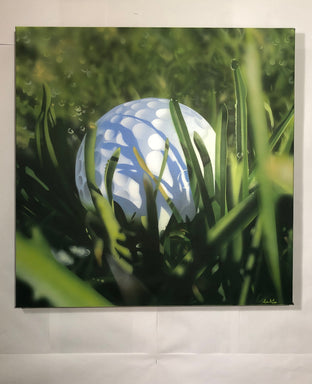 Original art for sale at UGallery.com | Hiding Golf Ball by Stephen Capogna | $1,700 | acrylic painting | 30' h x 30' w | photo 3