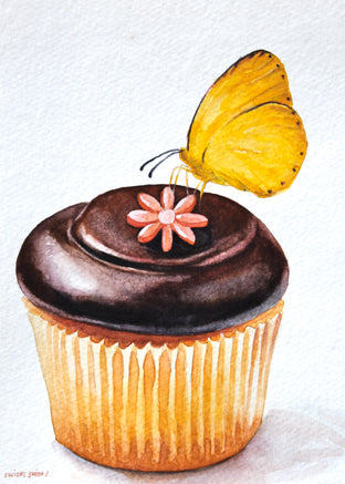 Original art for sale at UGallery.com | Sweet Tooth by Dwight Smith | $250 | watercolor painting | 7.5' h x 5.5' w | photo 1