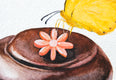 Original art for sale at UGallery.com | Sweet Tooth by Dwight Smith | $250 | watercolor painting | 7.5' h x 5.5' w | thumbnail 4