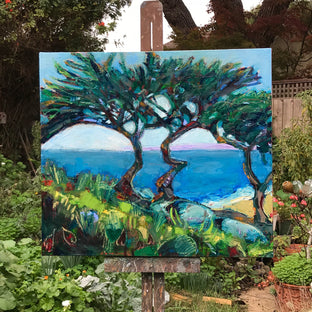 Monterey Cerulean Sea by James Hartman |  Context View of Artwork 