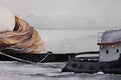 Original art for sale at UGallery.com | Stay the Course by Dwight Smith | $300 | watercolor painting | 9' h x 18' w | thumbnail 4