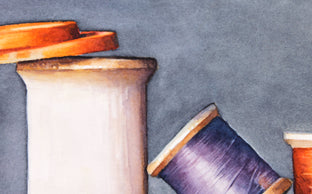 Autumn Vineyard by Dwight Smith |   Closeup View of Artwork 