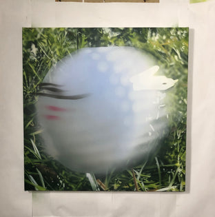 Original art for sale at UGallery.com | Golf Ball in Motion by Stephen Capogna | $1,700 | acrylic painting | 30' h x 30' w | photo 3
