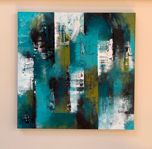 In the Rain by Janet Hamilton |  Context View of Artwork 