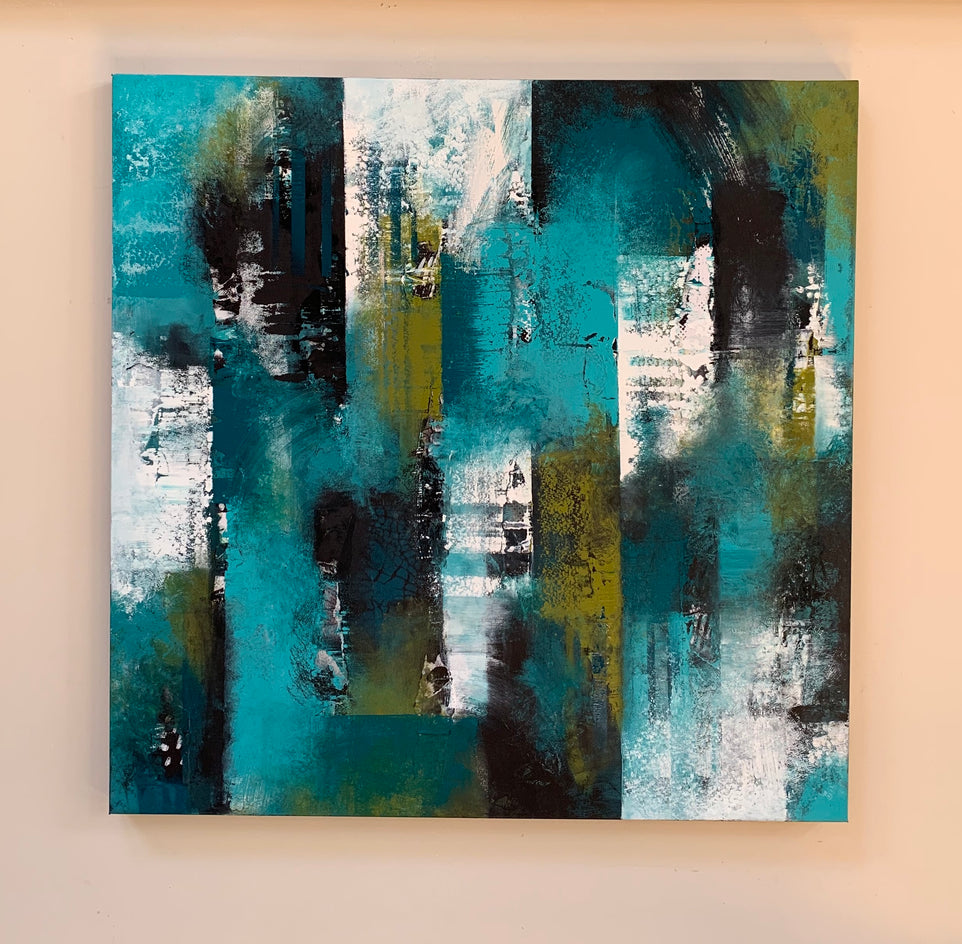 In the Rain by Janet Hamilton |  Context View of Artwork 