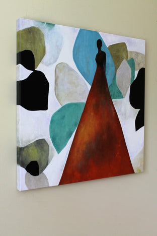 Original art for sale at UGallery.com | Who Are These Angels XCIXVI by Naoko Paluszak | $1,925 | oil painting | 30' h x 30' w | photo 1