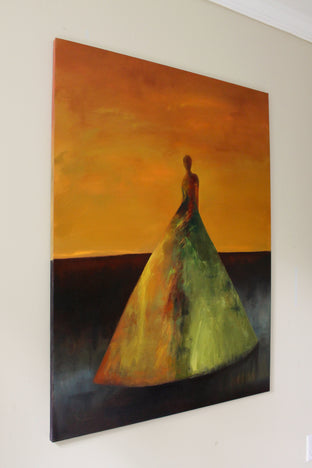 Who Are These Angels XCIXVIII by Naoko Paluszak |  Side View of Artwork 