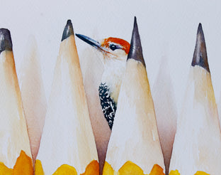 The Pencil Sharpener by Dwight Smith |   Closeup View of Artwork 