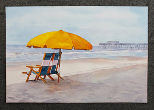 Original art for sale at UGallery.com | The Big Exhale by Dwight Smith | $625 | watercolor painting | 15' h x 22' w | photo 3