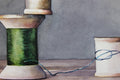 Original art for sale at UGallery.com | Winter Silos by Dwight Smith | $300 | watercolor painting | 7' h x 10' w | thumbnail 4
