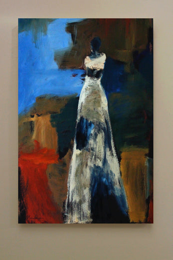 Who Are These Angels CV by Naoko Paluszak |  Side View of Artwork 