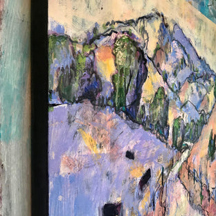 Mt. Diablo Golden Hour by James Hartman |  Side View of Artwork 
