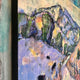 Original art for sale at UGallery.com | Mt. Diablo Golden Hour by James Hartman | $3,175 | encaustic artwork | 36' h x 40' w | thumbnail 2