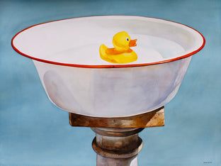 Original art for sale at UGallery.com | Bird Bath by Dwight Smith | $875 | watercolor painting | 22.5' h x 30' w | photo 1